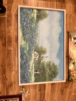 Wall Paint Art Nature With Frame