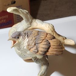 Signed porcelain sculpture - Burgues Figurine collection - Limited Edition #143/950 "Yellow Billed Cuckoo"