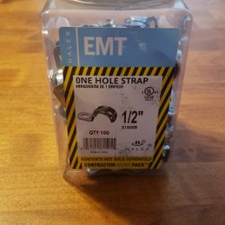 1/2" EMT One Hole Strap