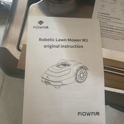 Robotic lawn mower M1
