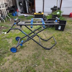 Portable Folding Miter Saw Stand