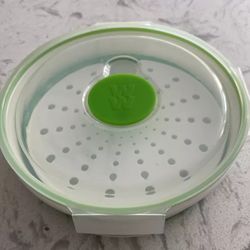  Weight Watchers Microwave Steamer. Collapsible. Bowl. Storage. Like New!
