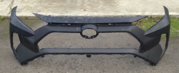 USED AFTERMARKET REF#U0577 || 2019-2021 TOYOTA RAV4 || FRONT BUMPER COVER ONLY