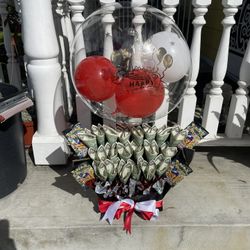 Pokémon Card Money Bouquet Birthday