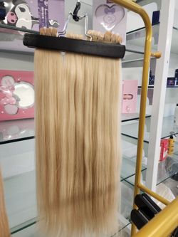 Blonde Straight  Hair Extensions