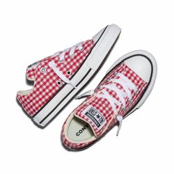 New without box Converse Kids' Street Ox Low Top Gingham Sneakers women size 7 men size 5 24cm EU 37.5