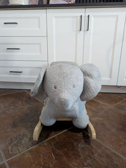 Nattou Elephant plush baby rocker