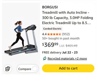 Borgusi treadmill like new