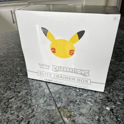 Pokemon Celebrations 25th Anniversary Elite Trainer Box 2021 ETB Factory Sealed