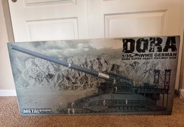 1/35 Dora WWII German Super Heavy Railway Gun - Soar Art-Premium Edition-OpenBox