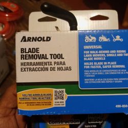 New Clamp To Change Mower Blades