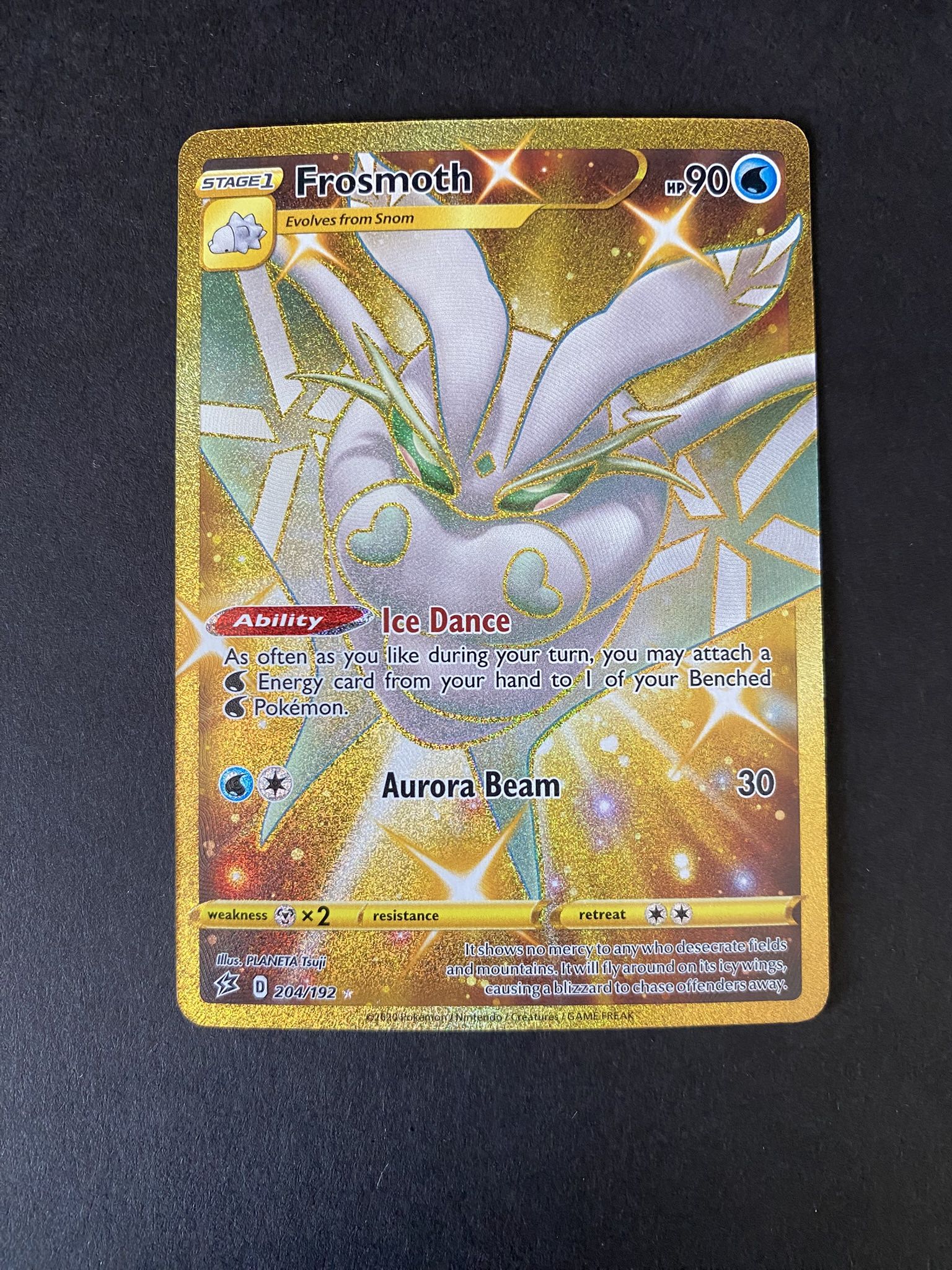 Frosmoth - 204/192 - Pokemon Sword & Shield Rebel Clash Secret Rare Card NM
