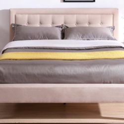 Like New Queen Bed Mattress & Bed Frame
