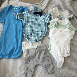 Newborn Baby Boy Clothes Bundle