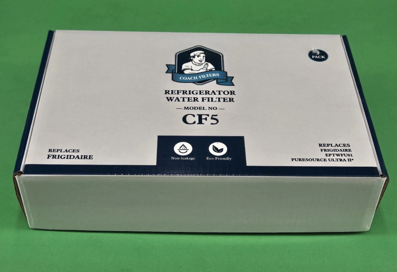 3 Pack Coach Filters Refrigerator Water Filter CF5 for Frigidaire EPTWFU01 NIB