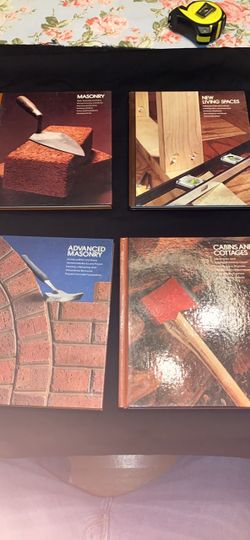 Home Improvement Hardcover Book Set of 4