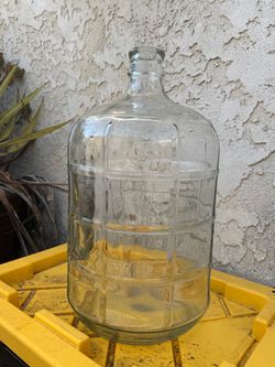 3 Gallon GLASS water jug x2