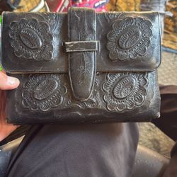 Authentic Mexican Made Leather Handbag Strap Needs Fixing 