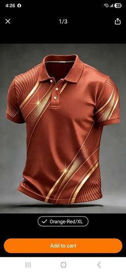 Red Blue Gray Purple Men's Polo Size XL soft polyester New
