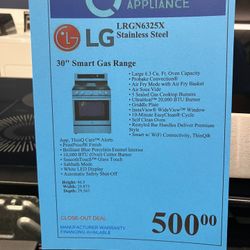 Lg Gas Range 