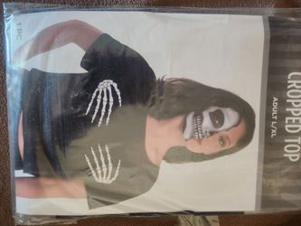 Shirt Wigh Skeleton Hands