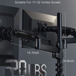 Dual Monitor Arm Mounts