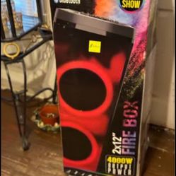 (IQ SOUND BLUETOOTH LIGHT SHOW 2X12” FIRE BOX)