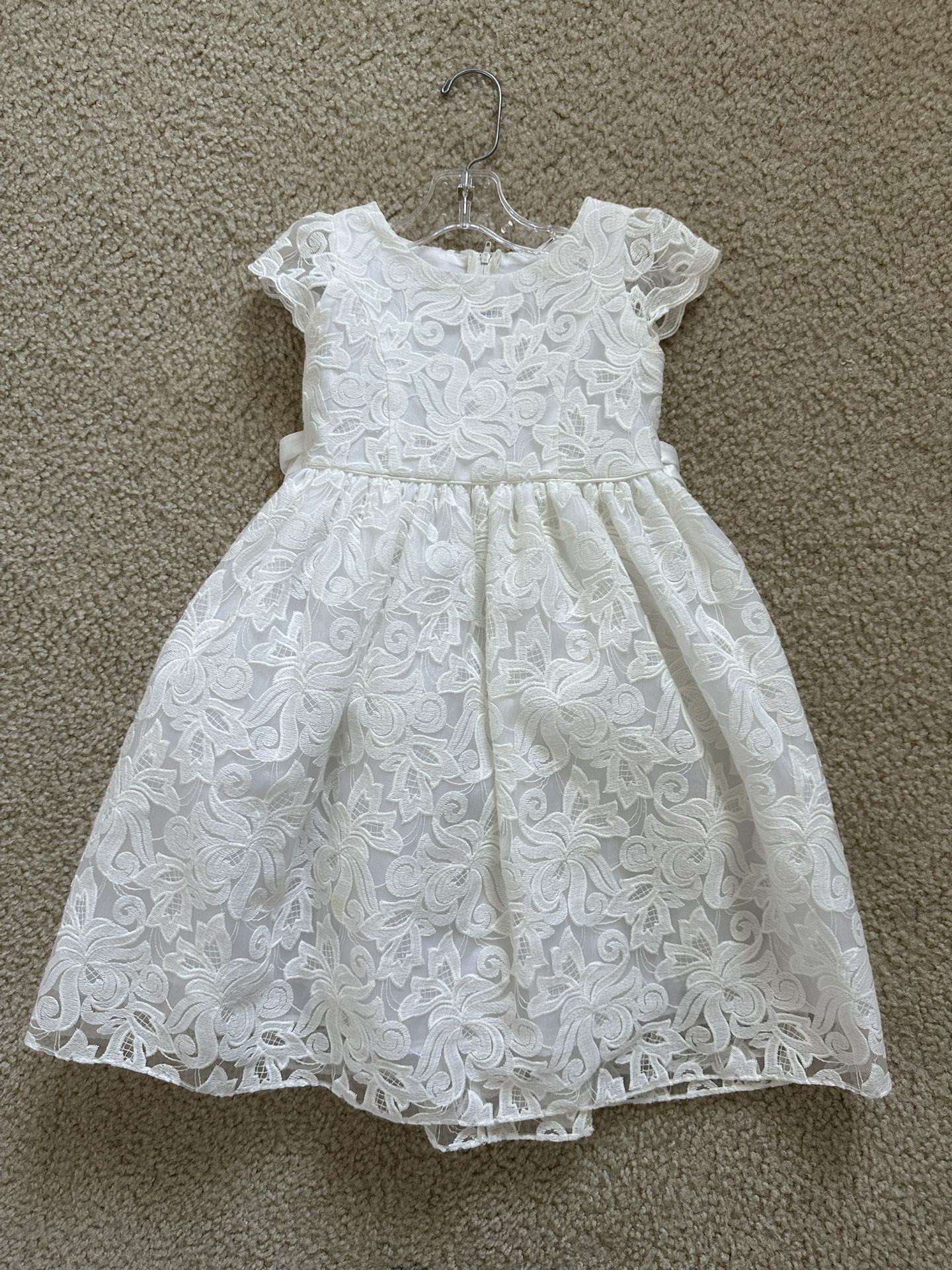 Girls Flower Girl Dress Baptism Christening Dress