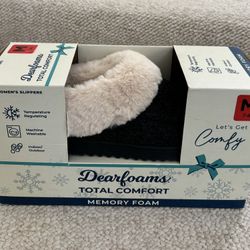 Brand New Dearfoams Total Comfort Women’s Slippers - Medium