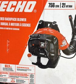 ECHO 234 MPH 756 CFM 63.3cc Gas 2-Stroke X Series Backpack Lea Blower with Tube Throttle PB-770T