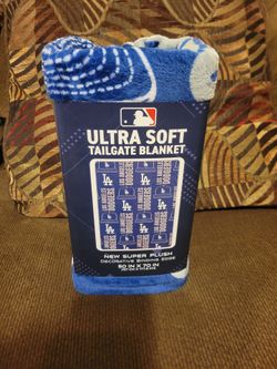 Los Angeles Dodgers MLB Ultra Soft Tailgate Blanket 50×70 in