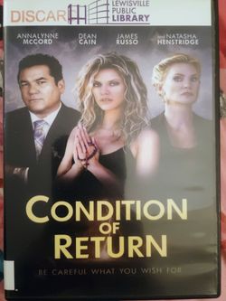 CONDITION Of RETURN Widescreen Edition (DVD-2023) Dean Cain + James Russo!