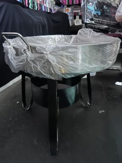 Stainless Steel Heavy DutyHeavy Duty Concave Comal With Stand Large For Carnitas Mojarras And Other