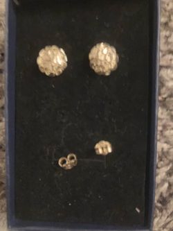 10k nugget earrings