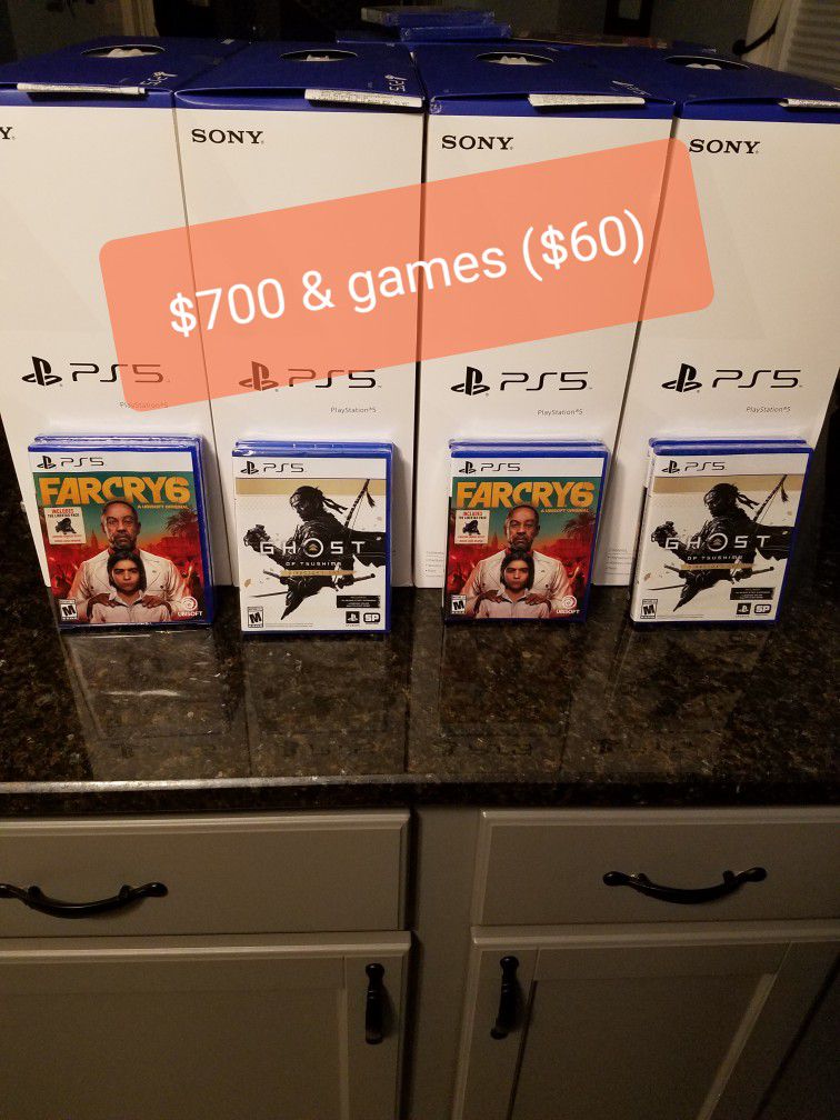 Playstation 5 / PS5 Disc $700 / Games $60