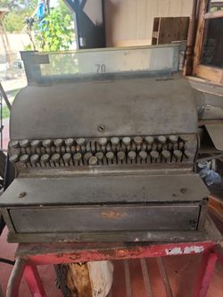 Old cash register