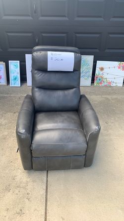 Slim recliner. Used but still very comfy