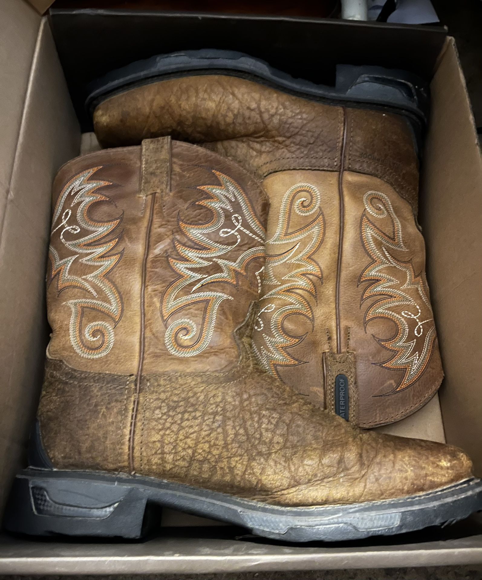 Tony Lama Boots Practically New😃 10.5 EE Wide
