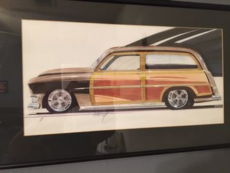 Car paintings & frame
