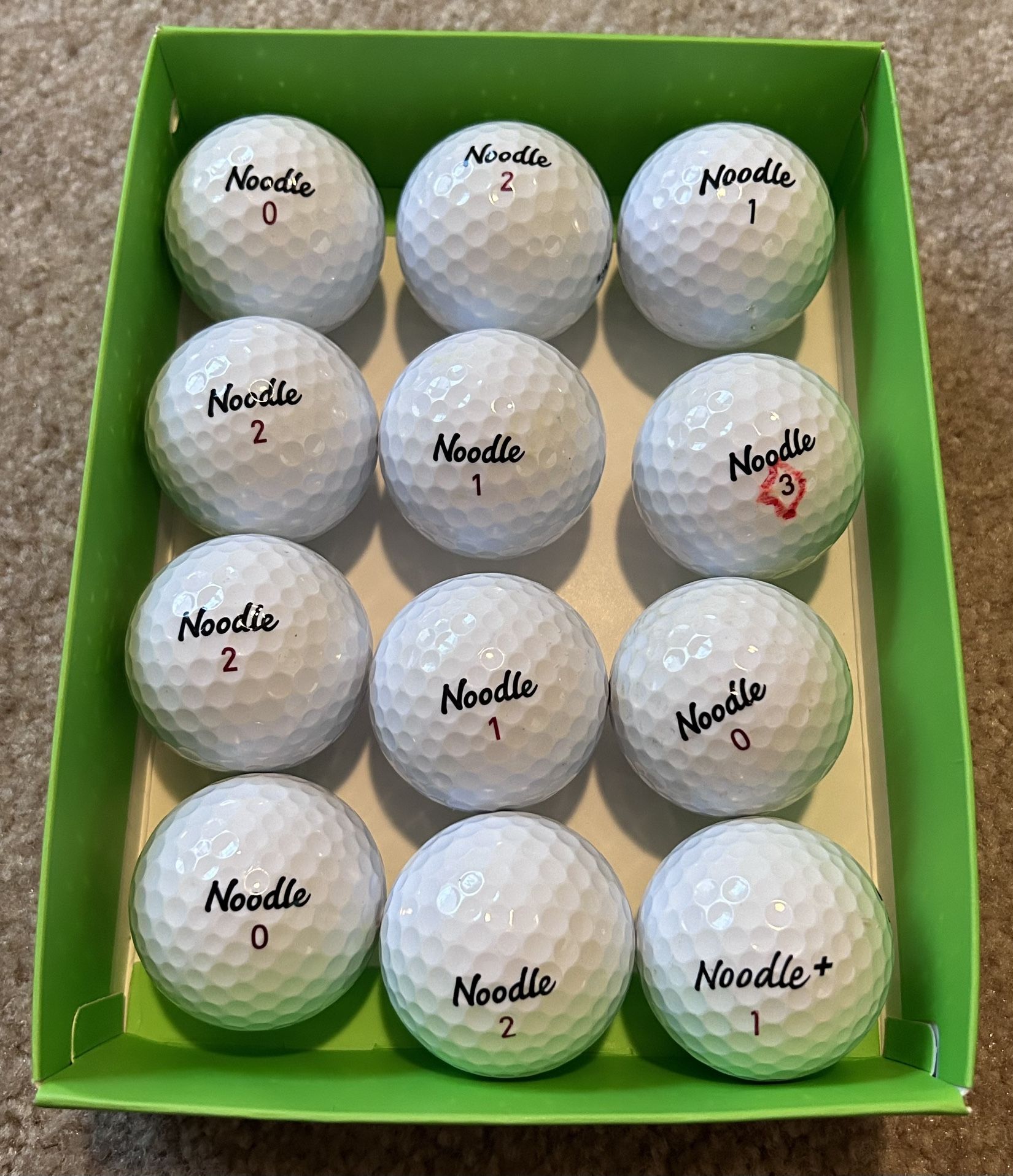 1 Dozen of Noodle Golf Balls