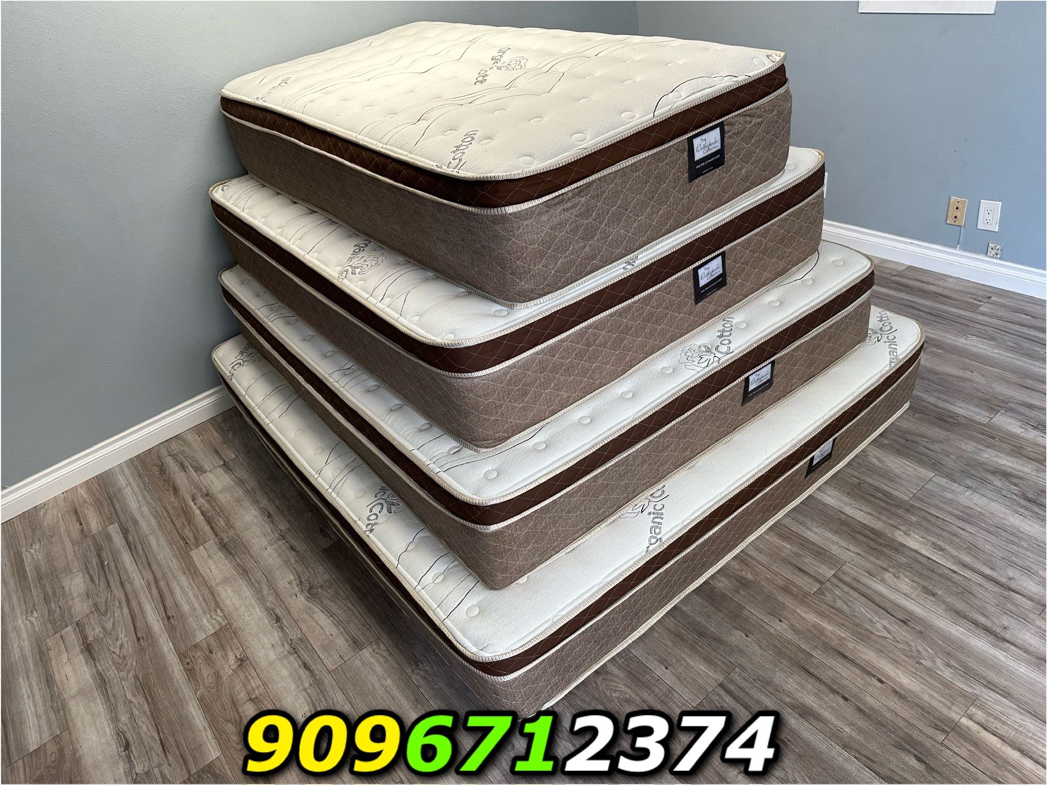 12in Cal King Organic Cloud Comfort Europillow Top Mattress