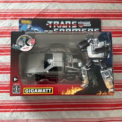 Hasbro Transformers Back to the Future 40th Anniversary Gigawatt Delorean