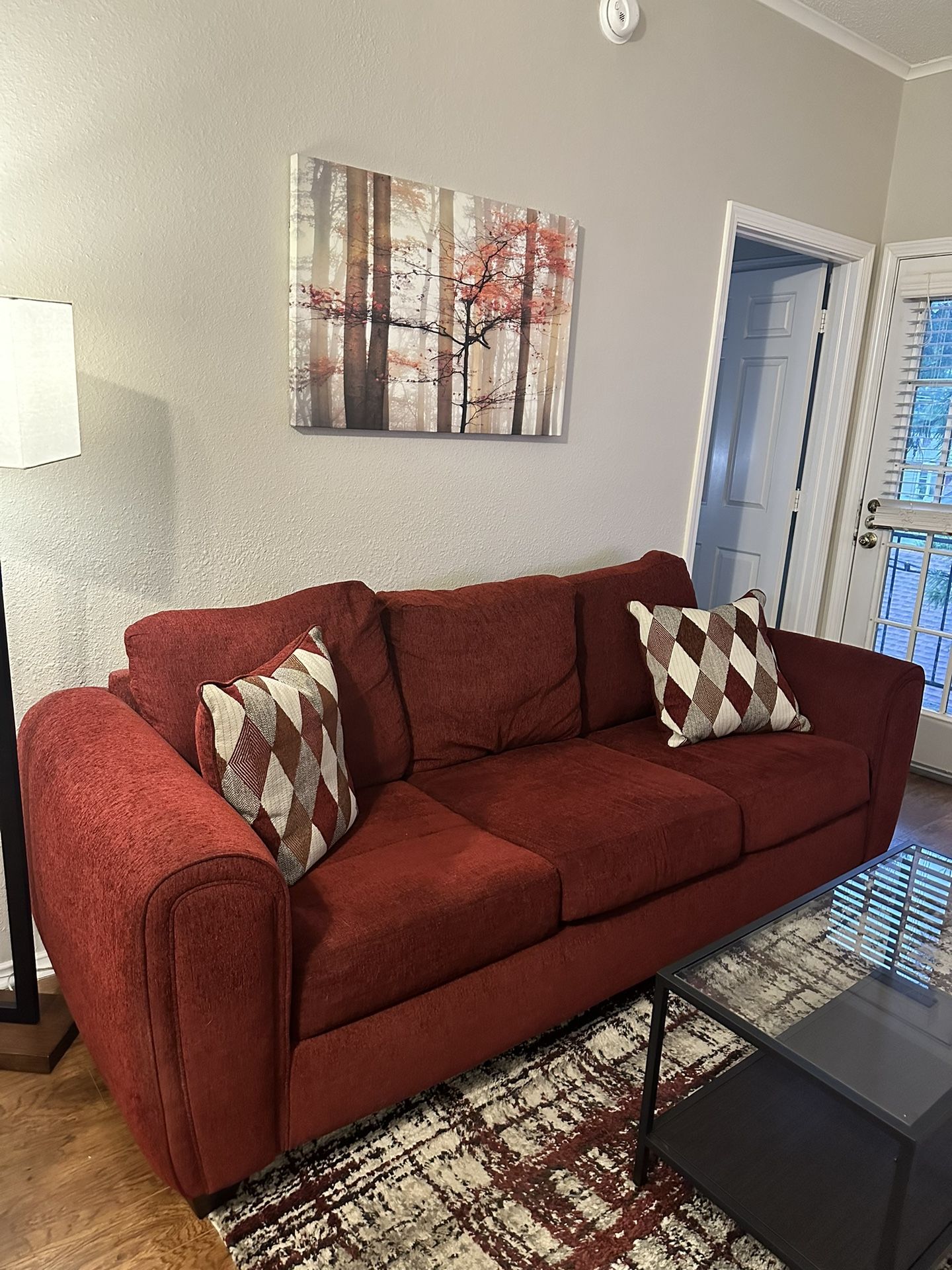 Ashley Furniture Couch - Crimson