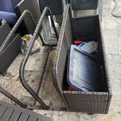 Pool float and accessory holder Espresso wicker 