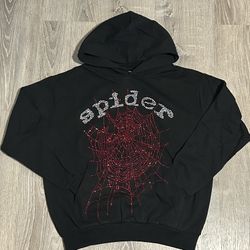 Rhinestone Spider Hoodie 