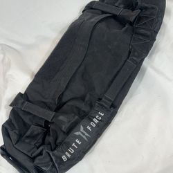 Brute Force Athlete Sandbag. Black, Heavy Duty, for Fitness and Exercise