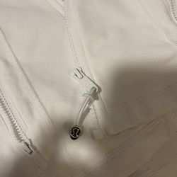 Lululemon White Define Jacket Size 6