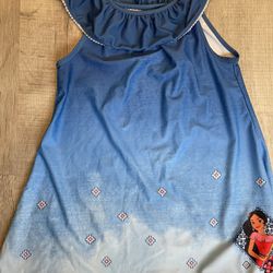 Disney store swimsuit cover-up Elaina girls size 7/8 & 9/10