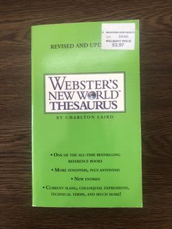 Webster’s New World Thesaurus