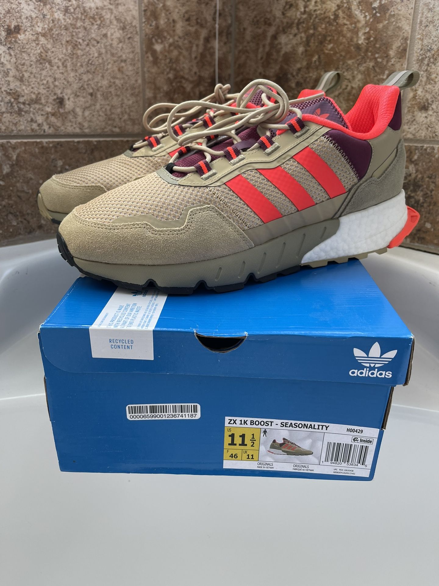 。 Adidas Zx 1k Boost Sz11.5